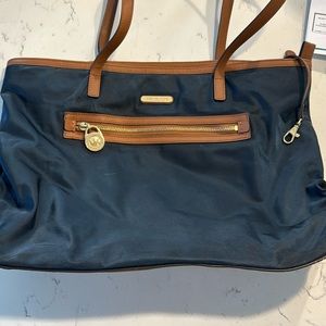 Michael Kors Navy Blue Pocketbook/Shoulder Bag
